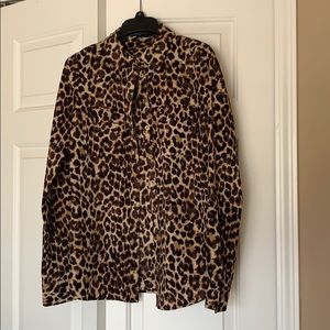 BCBG leopard shirt